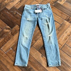 Current Elliot made in USA size 25 the maternity boyfriend ripped jeans